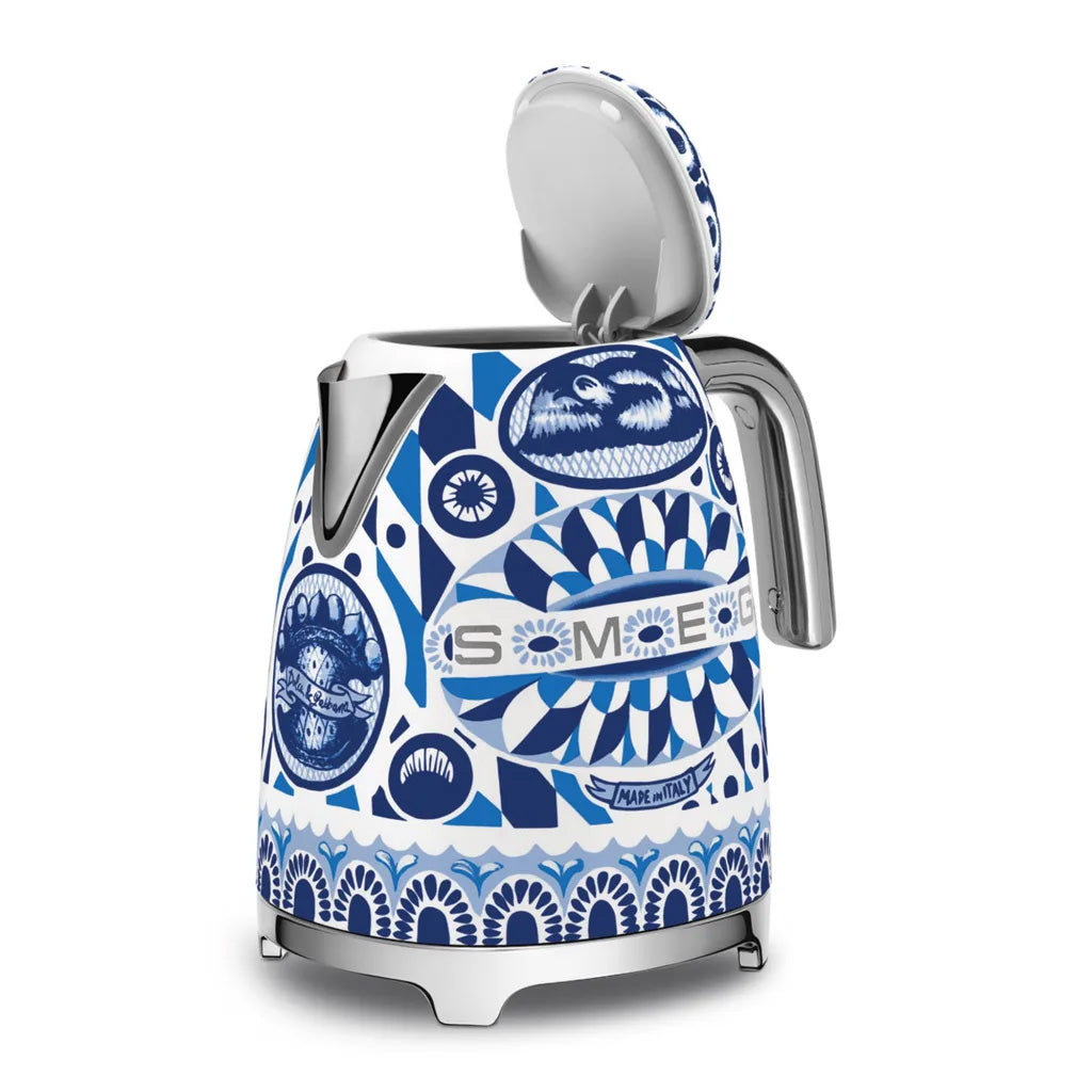 Smeg Blu Mediterraneo Dolce & Gabbana Cordless Kettle, 1.7L
