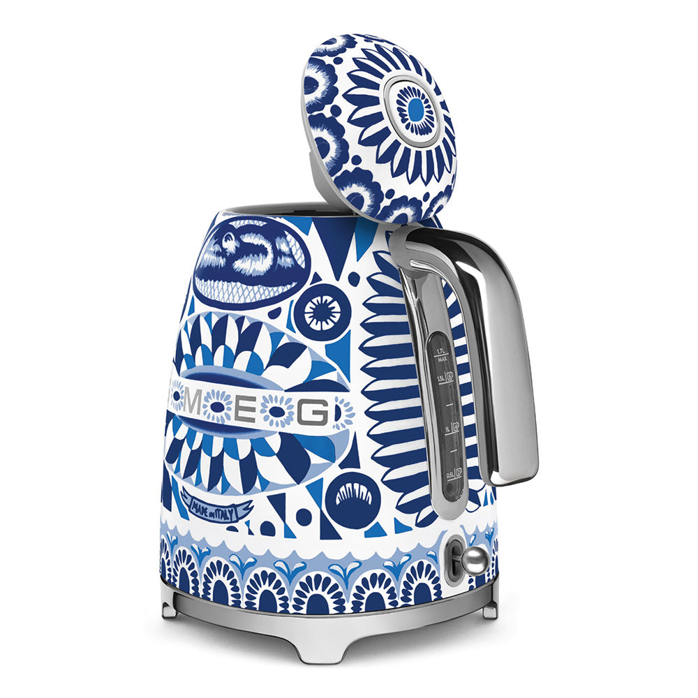 Smeg Blu Mediterraneo Dolce & Gabbana Cordless Kettle, 1.7L