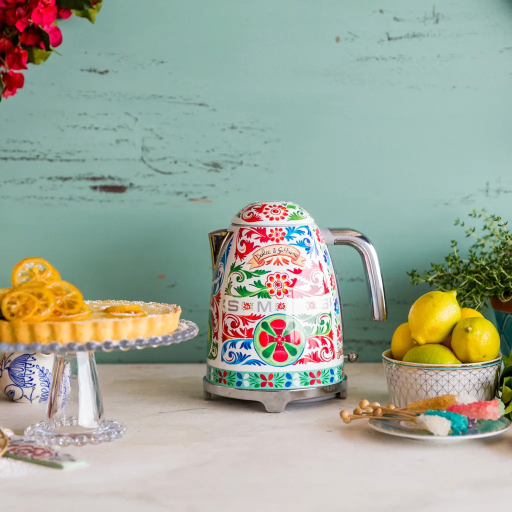 Smeg Sicily Dolce & Gabbana Cordless Kettle, 1.7L