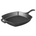Lodge Yellowstone Seasoned Cast Iron Square Cowboy Grill Pan, 27cm