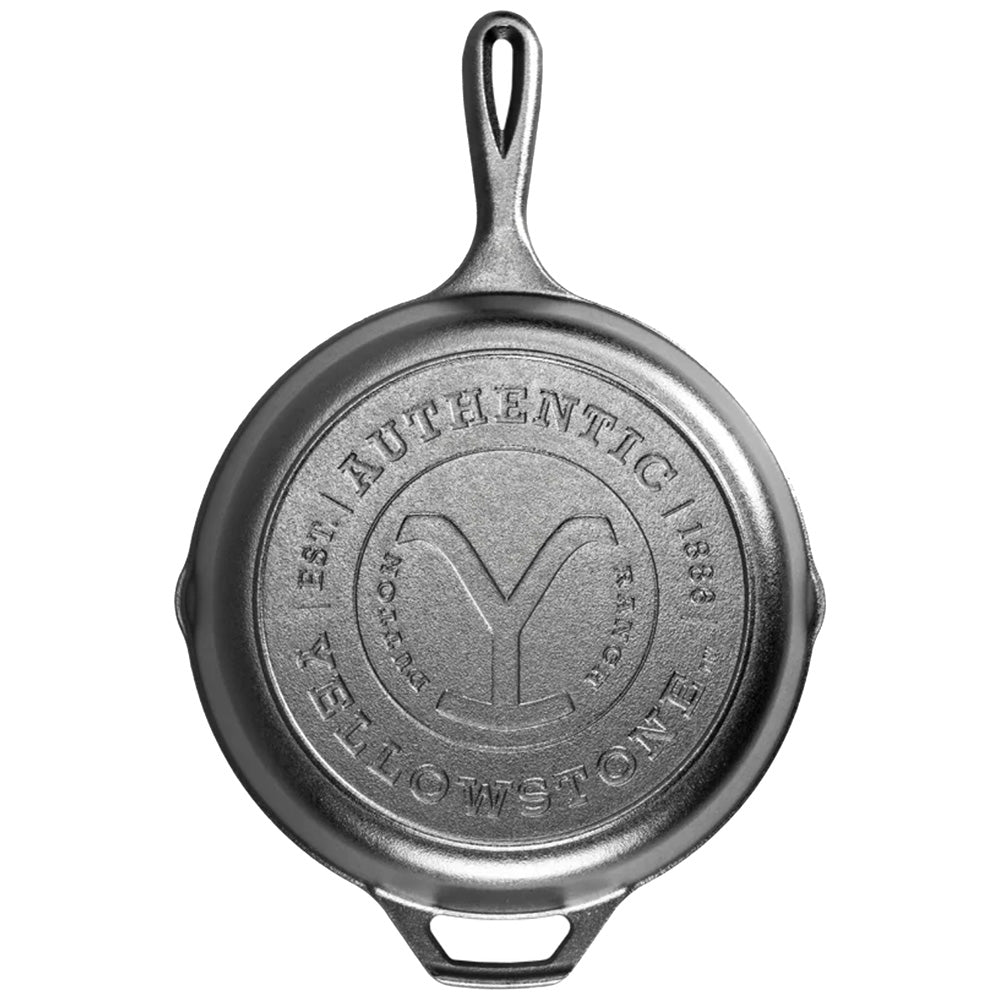 Lodge Yellowstone Seasoned Cast Iron Authentic Y Skillet, 26cm