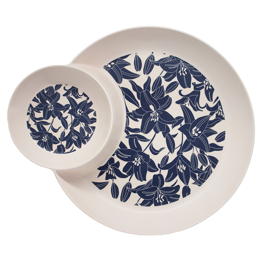 Eetrite Bamboo Fibre Chip & Dip Platter, 38cm
