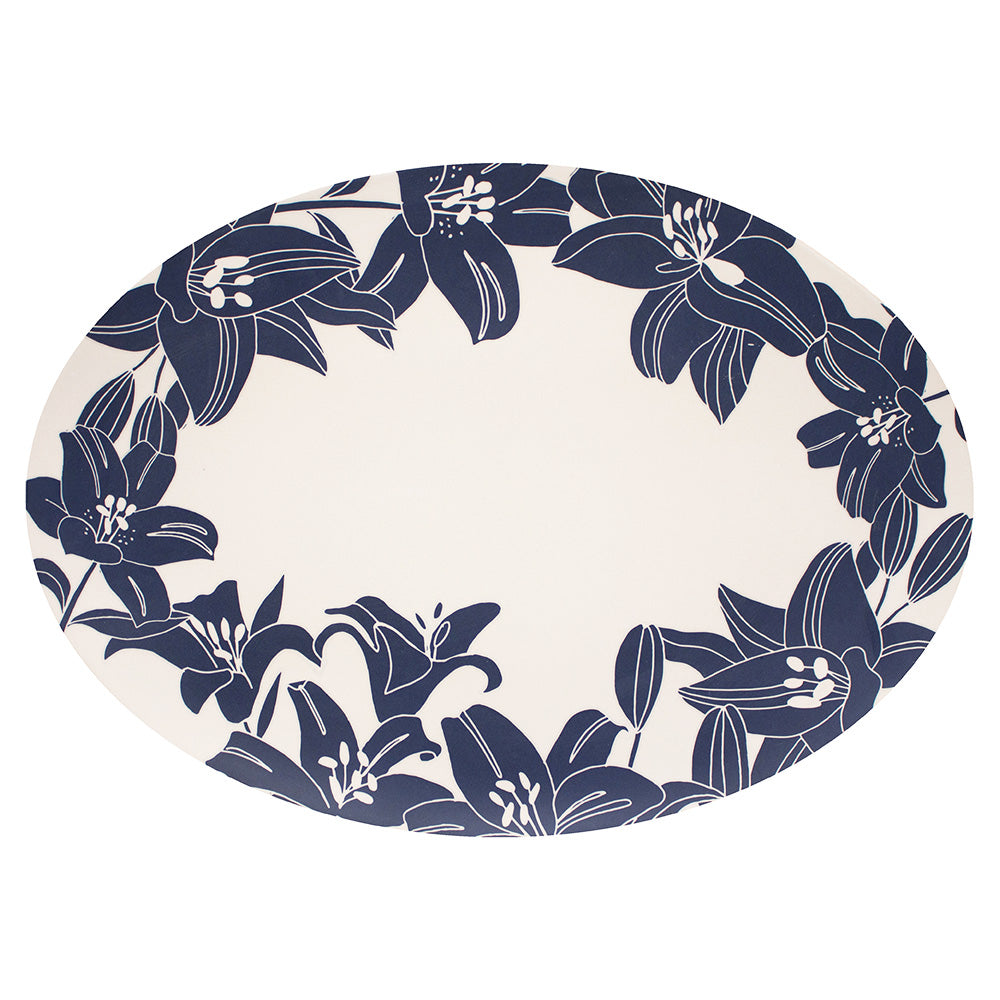 Eetrite Bamboo Fibre Oval Platter, 42cm