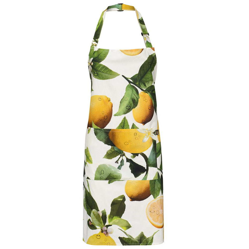 DSA Linen Botanica Lemons Full Bib Apron