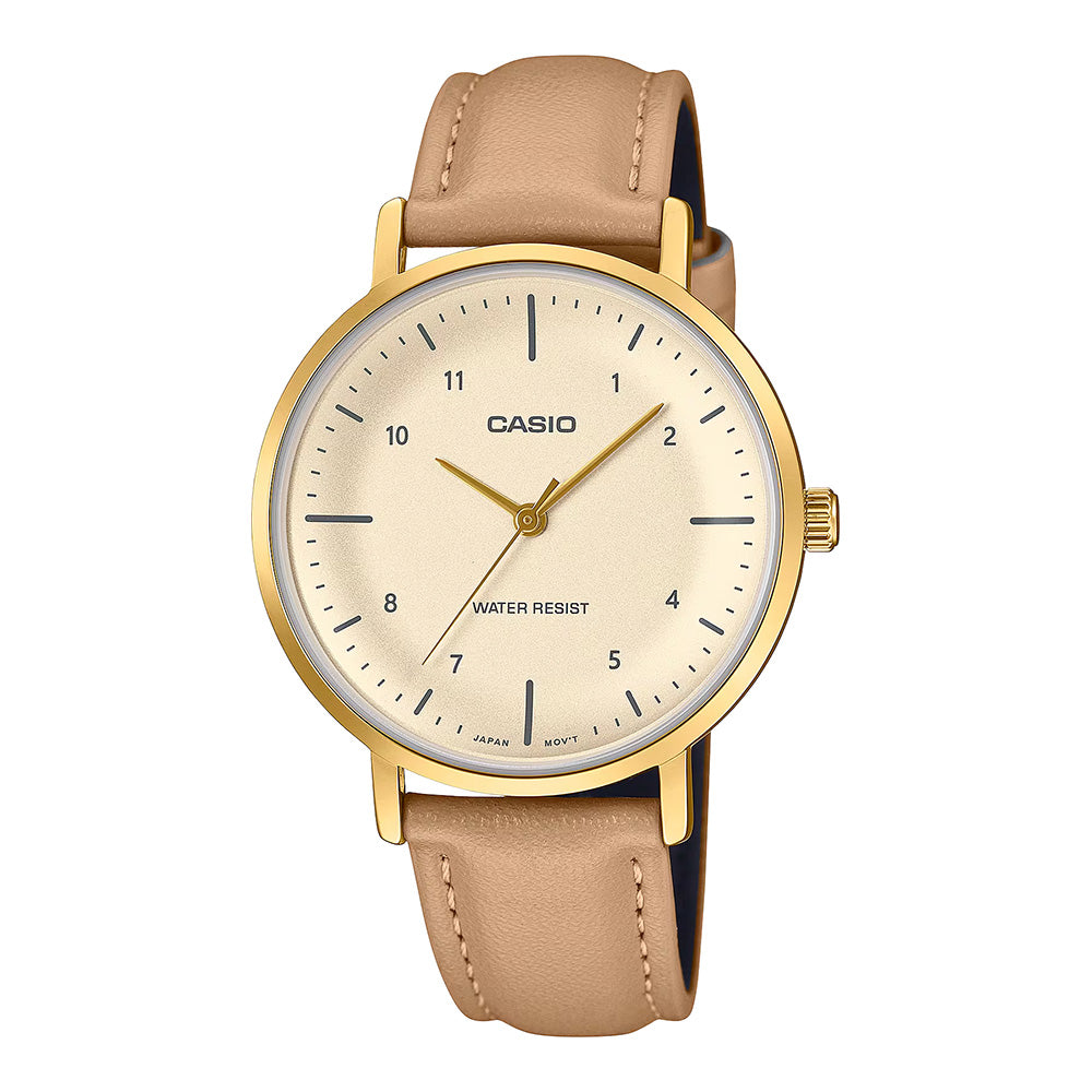Casio Standard Women's Analogue Wrist Watch, LTP-VT03GL-4BDF