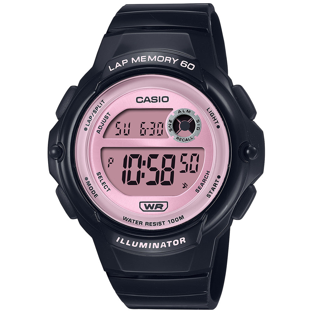 Casio Standard Women's 100m Digital Fitness Wrist Watch, LWS-1200H