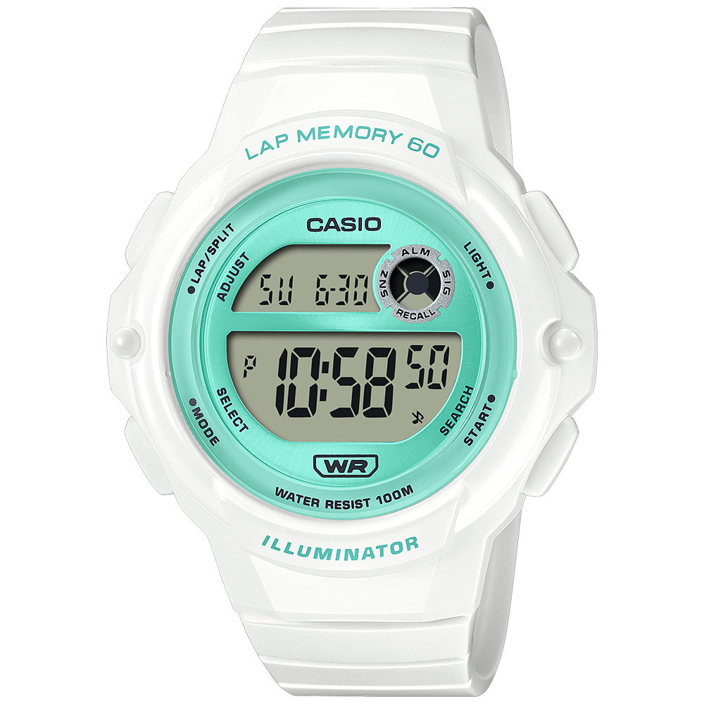 Casio Standard Women's 100m Digital Fitness Wrist Watch, LWS-1200H