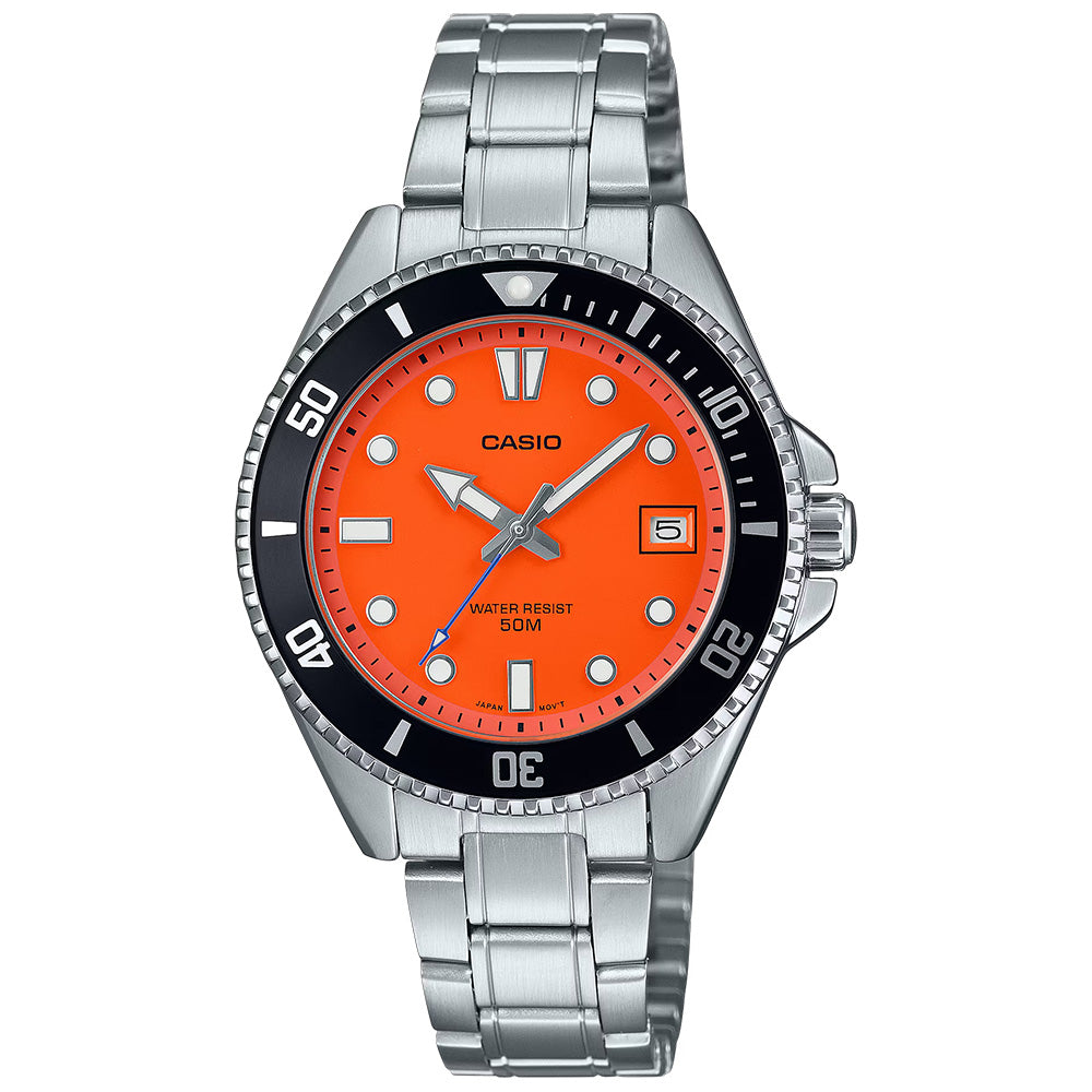 Casio Standard Men's 50m Analogue Wrist Watch, MDV-10D