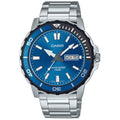 Casio Standard Men's 100m Marine Wrist Watch, MTD-125D-2A1VDF