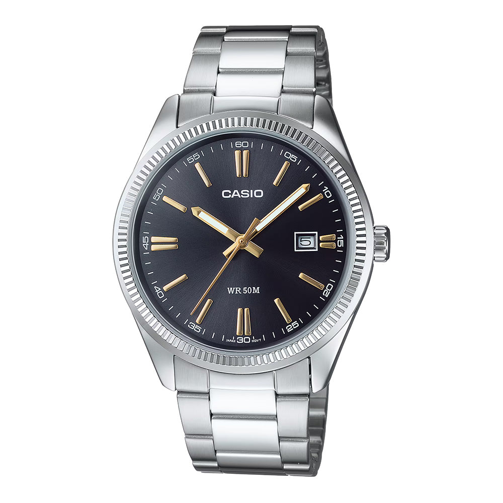 Casio Standard Men's 50m Analogue Wrist Watch, MTP-1302D-1A2VDF