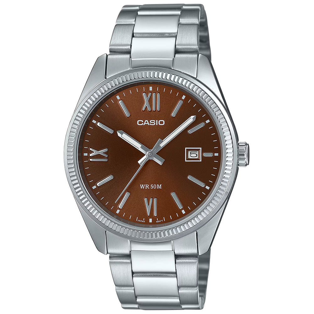 Casio Standard Men's 50m Analogue Wrist Watch, MTP-1302DD