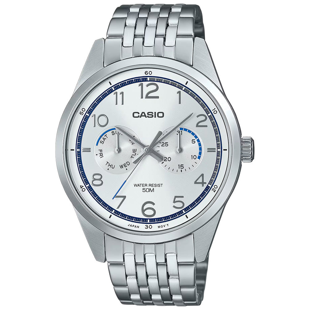 Casio Standard Men's Analogue Chronograph Wrist Watch, MTP-E340D-7AVDF