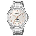 Casio Standard Men's 50m Analogue Moon Phase Wrist Watch, MTP-M110D-7AVDF