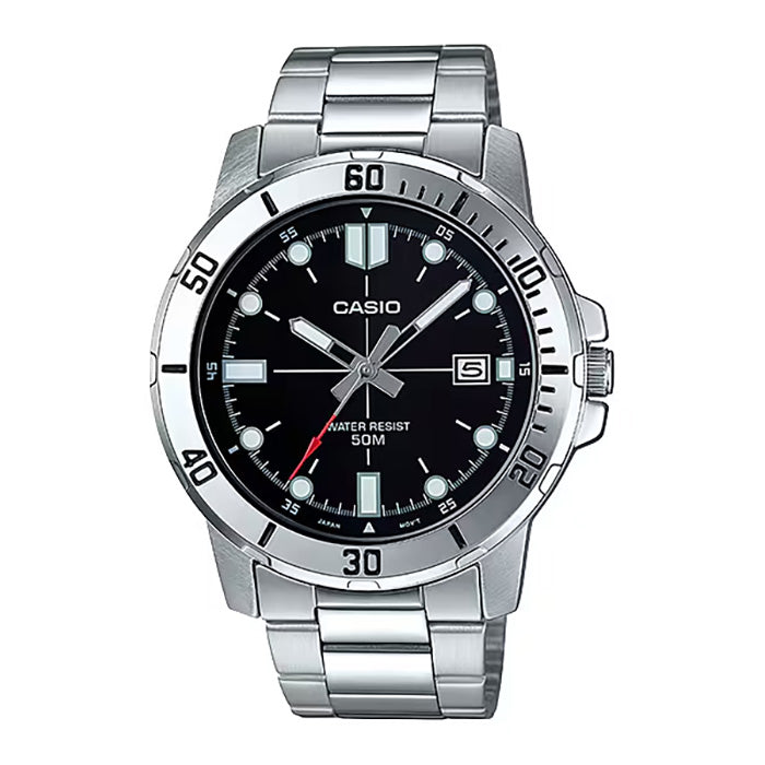 Casio Standard Men's 50m Analogue Wrist Watch, MTP-VD01D-1EVUDF