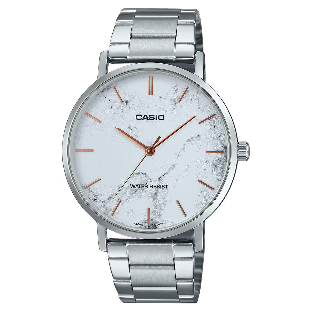 Casio Standard Men's Analogue Wrist Watch, MTP-VT01DM