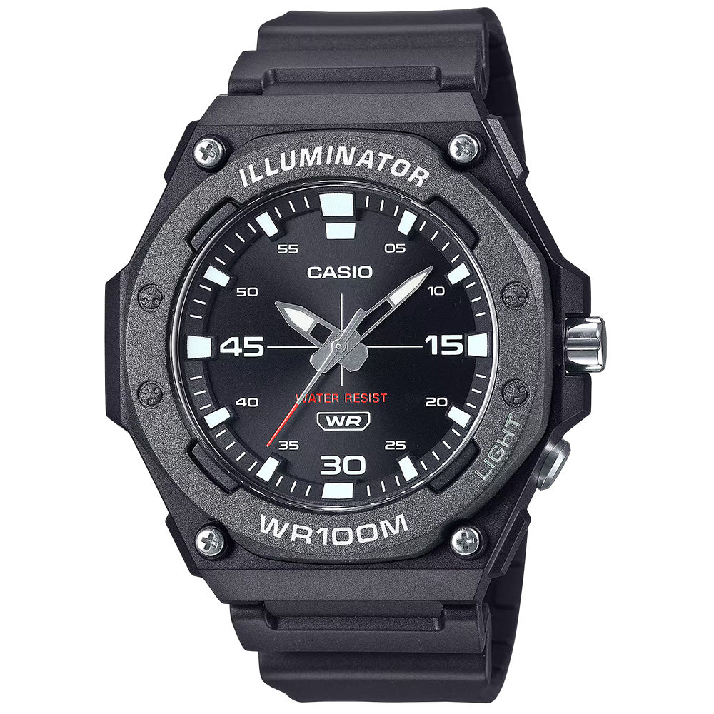 Casio Standard Men's 100m Analogue Wrist Watch, MW-620H-1AVDF
