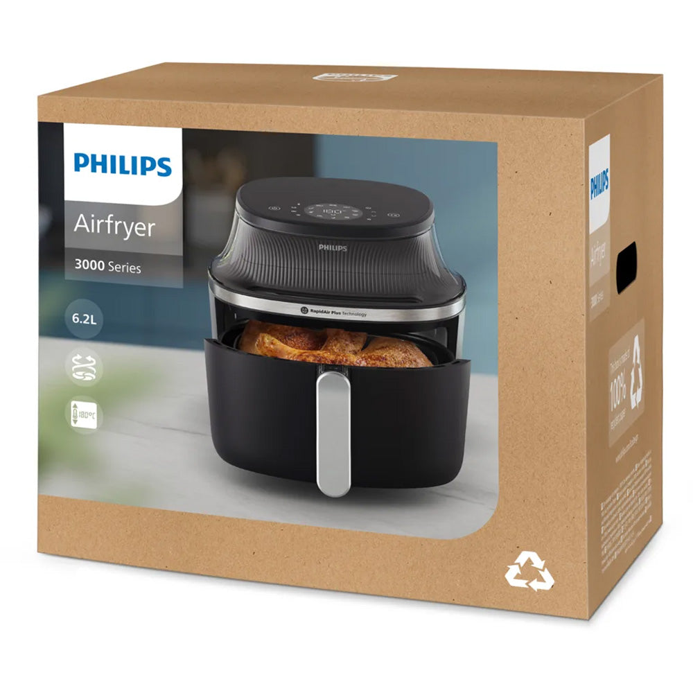 Philips 3000 Series Digital Airfryer With Window, 6.2L
