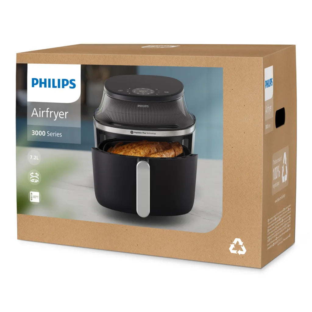 Philips 3000 Series Digital Airfryer with Window, 7.2L