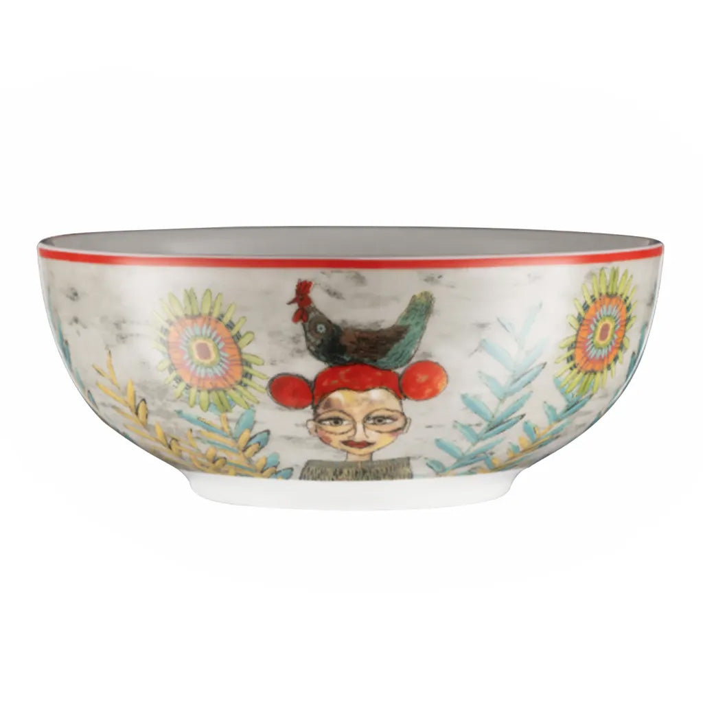 Olivia Cuzins Cereal Bowls, Set of 4
