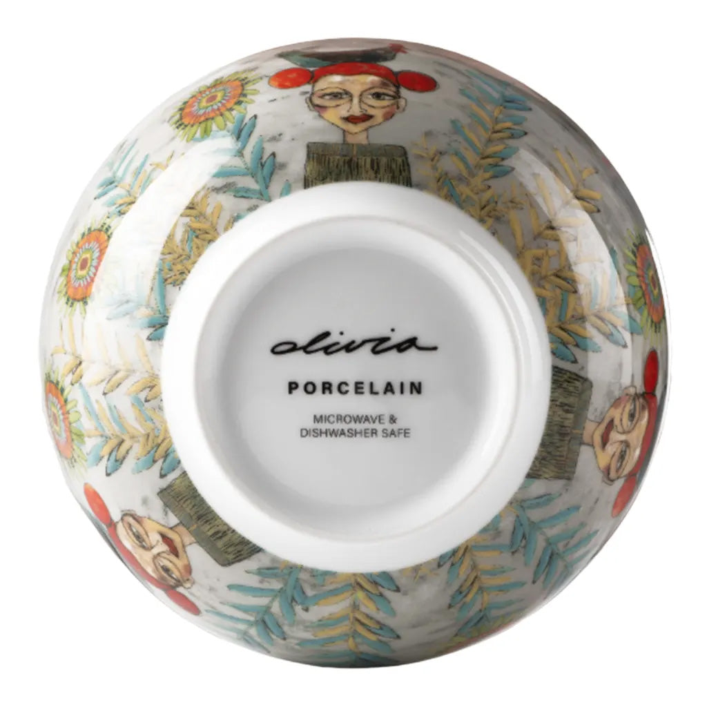 Olivia Cuzins Cereal Bowls, Set of 4