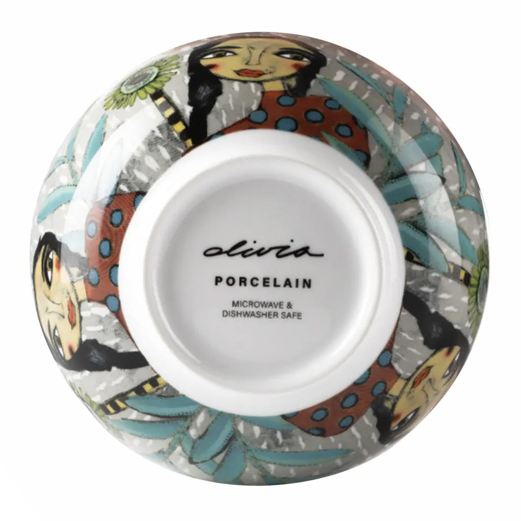 Olivia Cuzins Cereal Bowls, Set of 4