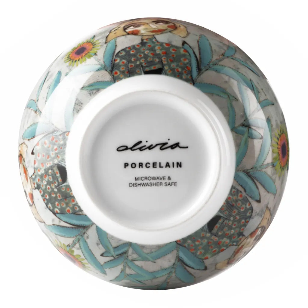 Olivia Cuzins Cereal Bowls, Set of 4