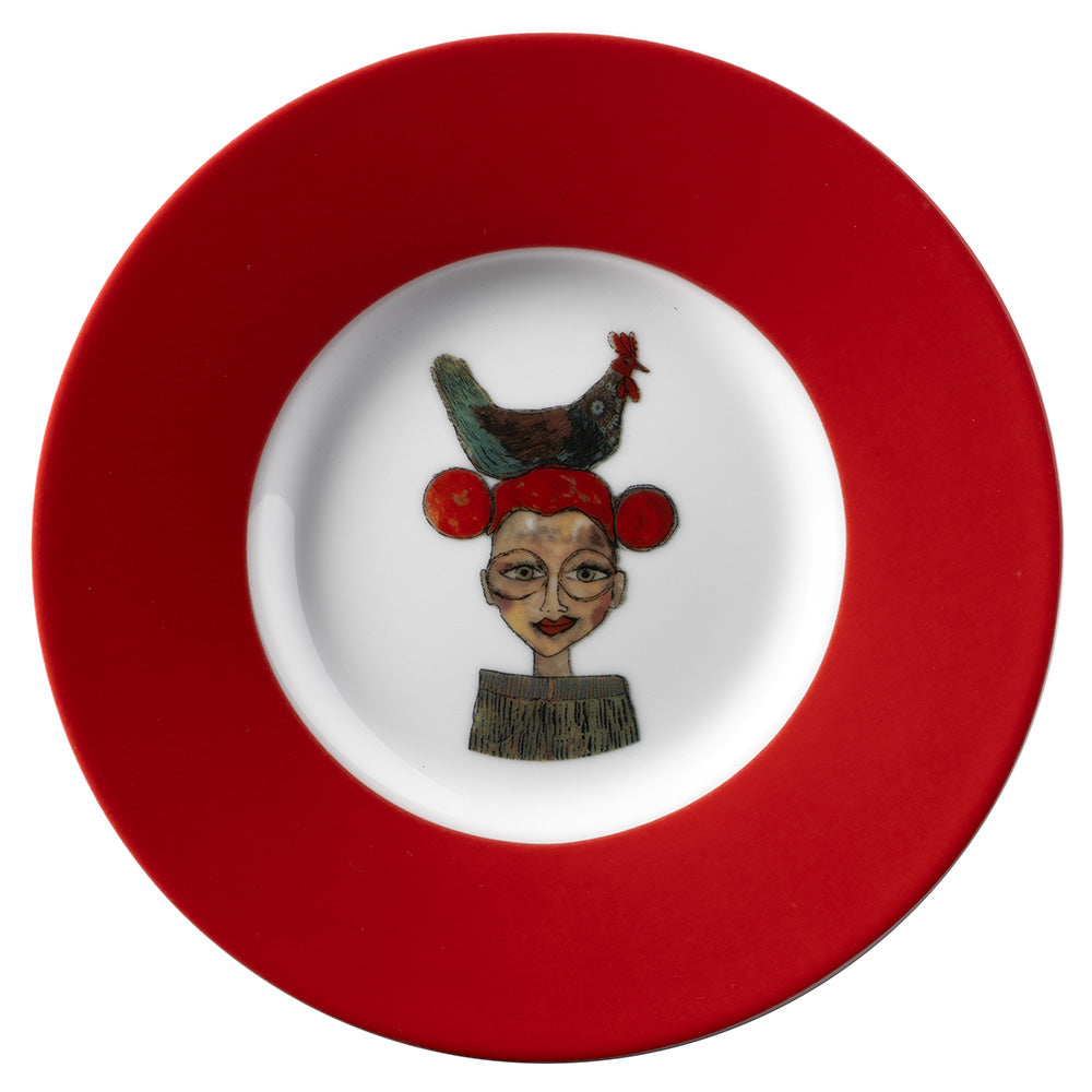 Olivia Cuzins Cup & Saucer, Set of 4