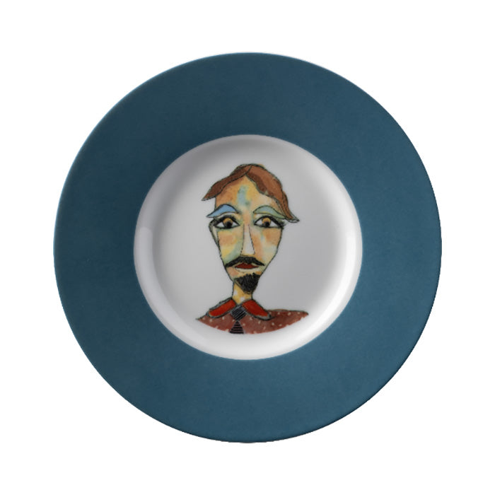 Olivia Cuzins Cup & Saucer, Set of 4