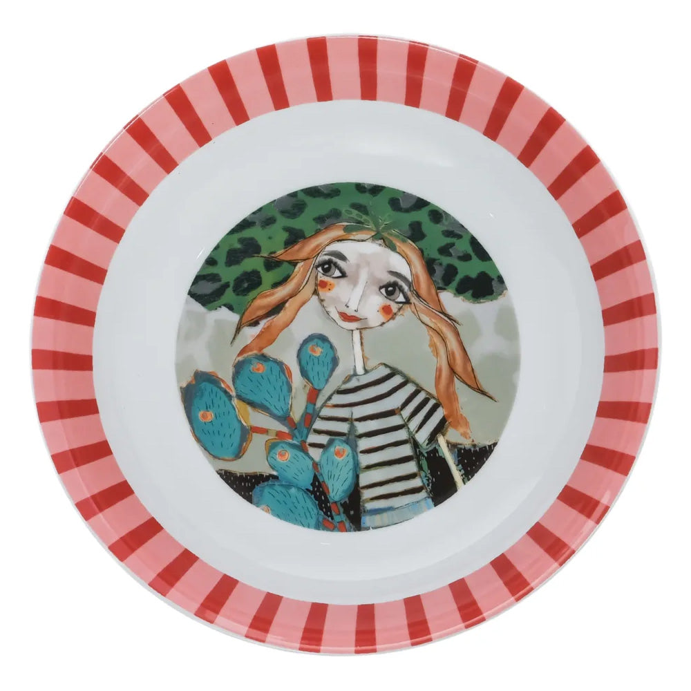 Olivia Princess Porcelain Pasta Bowls, Set of 4