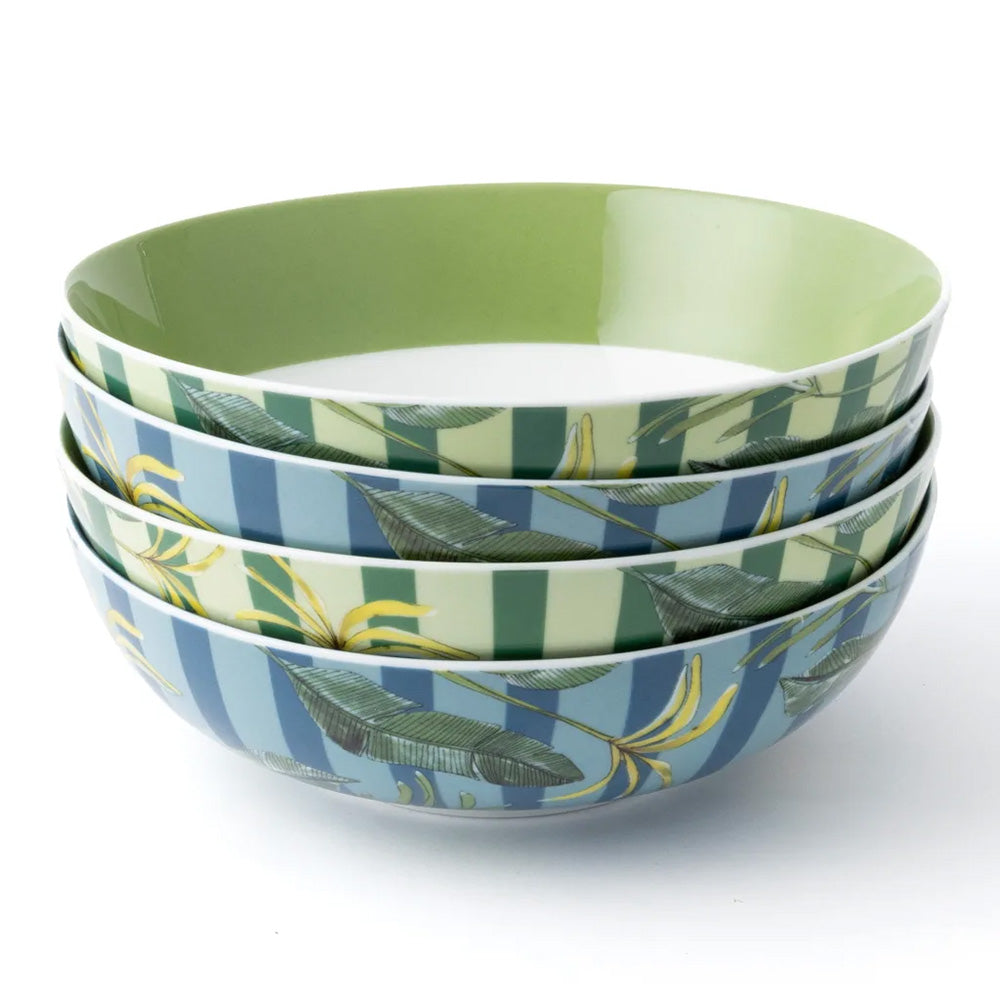 Olivia Princess Porcelain Cereal Bowls, Set of 4