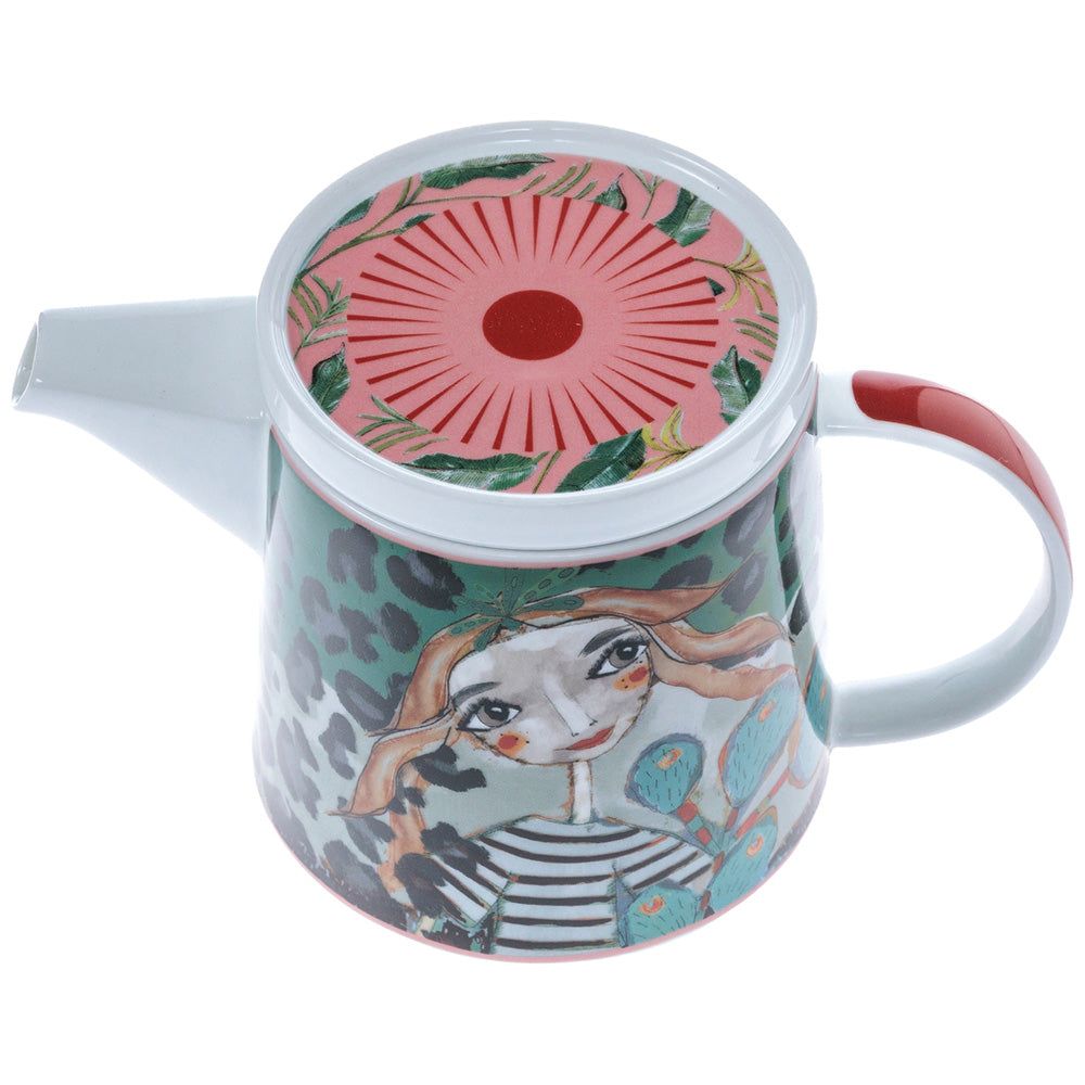 Olivia Princess Porcelain Teapot, 800ml