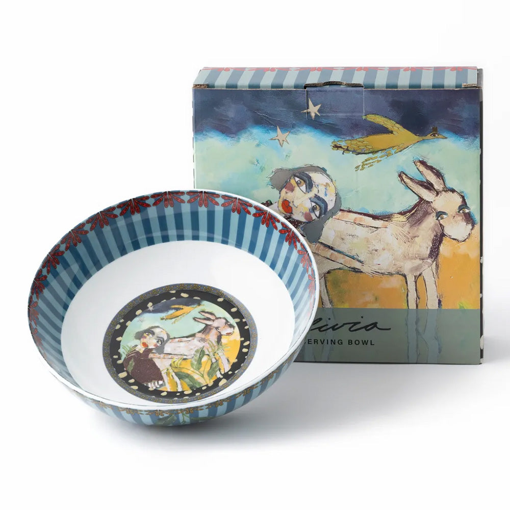 Olivia Princess Porcelain Salad Bowl, 24cm