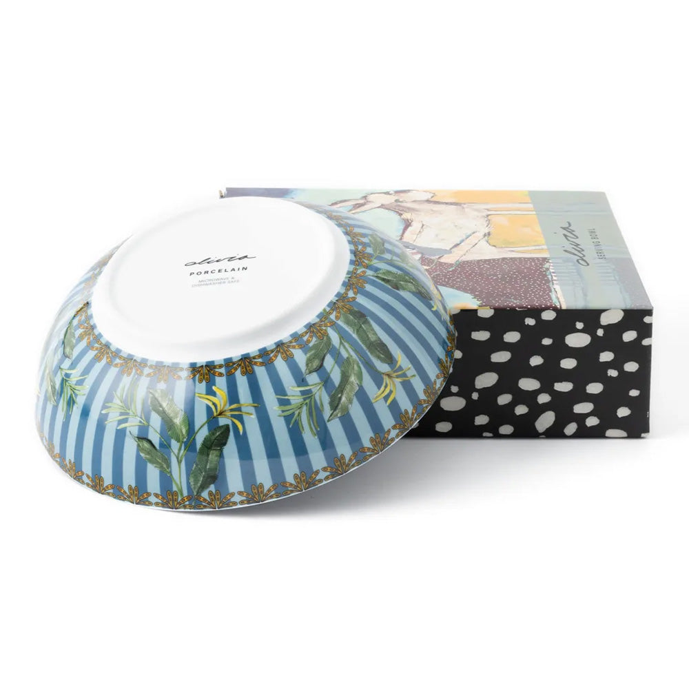 Olivia Princess Porcelain Salad Bowl, 24cm