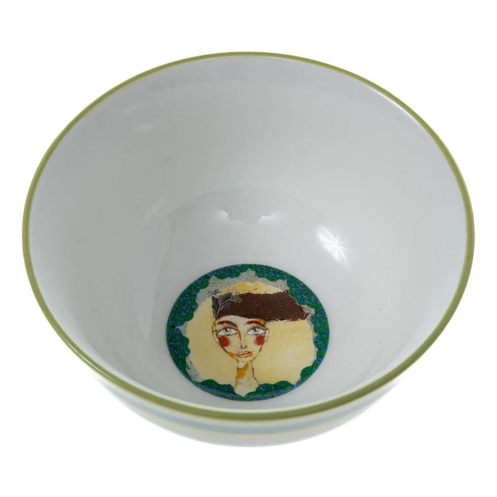Olivia Princess Hand-Painted Pink Nibble Bowls, Set of 4