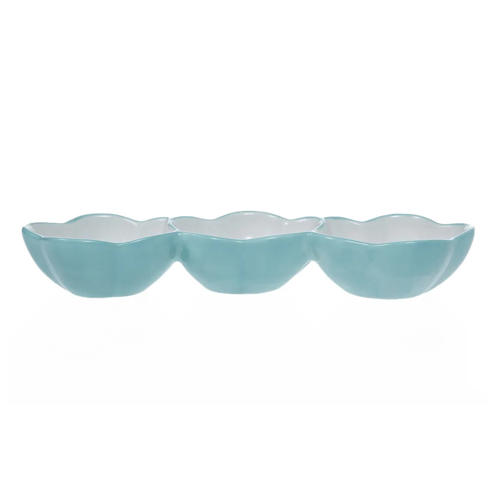 Olivia Princess Hand-Painted Trio Dipping Bowl, 21cm