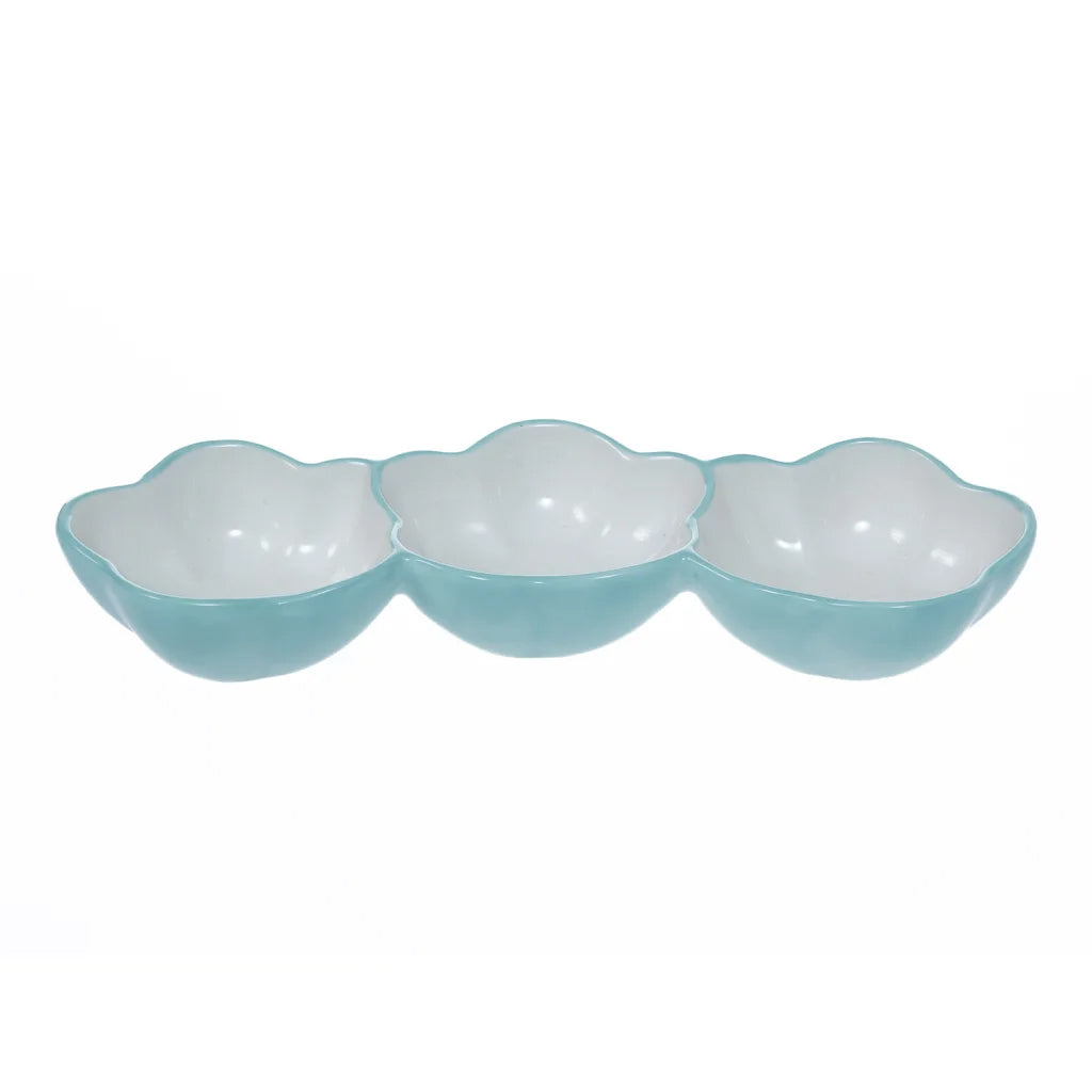 Olivia Princess Hand-Painted Trio Dipping Bowl, 21cm