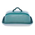 Olivia Princess Hand-Painted Butter Dish with Cow Decal