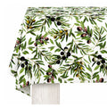 DSA Linen Country Olive Rectangular Tablecloth