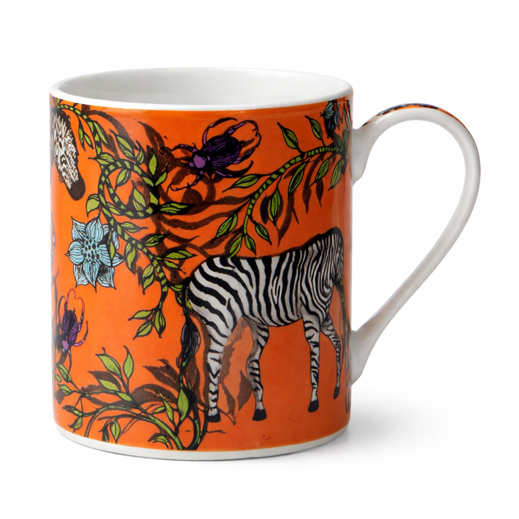 Omada Iconics Orange Zebra Mug, 350ml