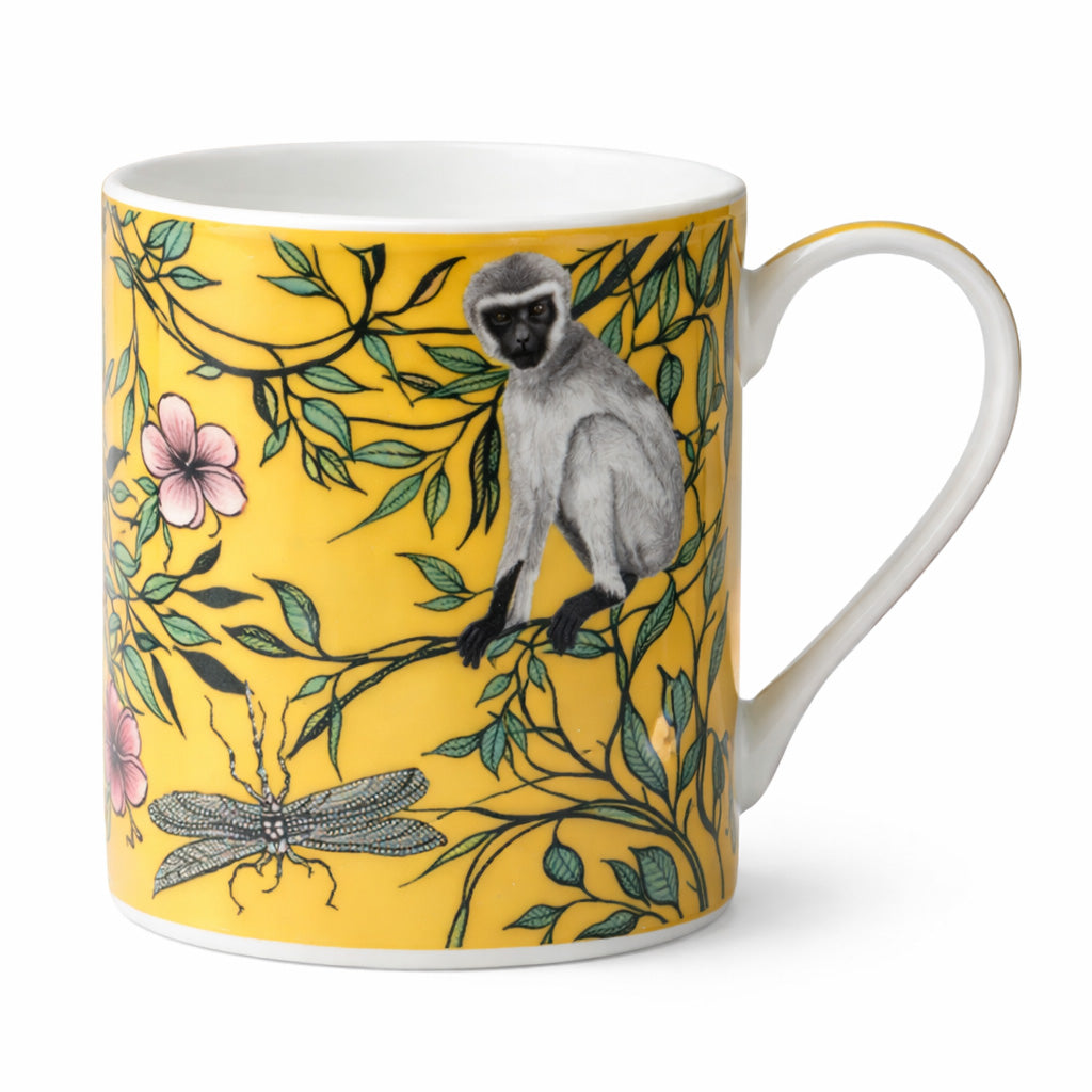 Omada Iconics Yellow Monkey Mug, 350ml