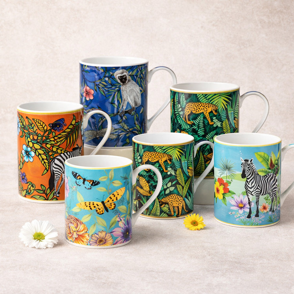 Omada Iconics Yellow Monkey Mug, 350ml