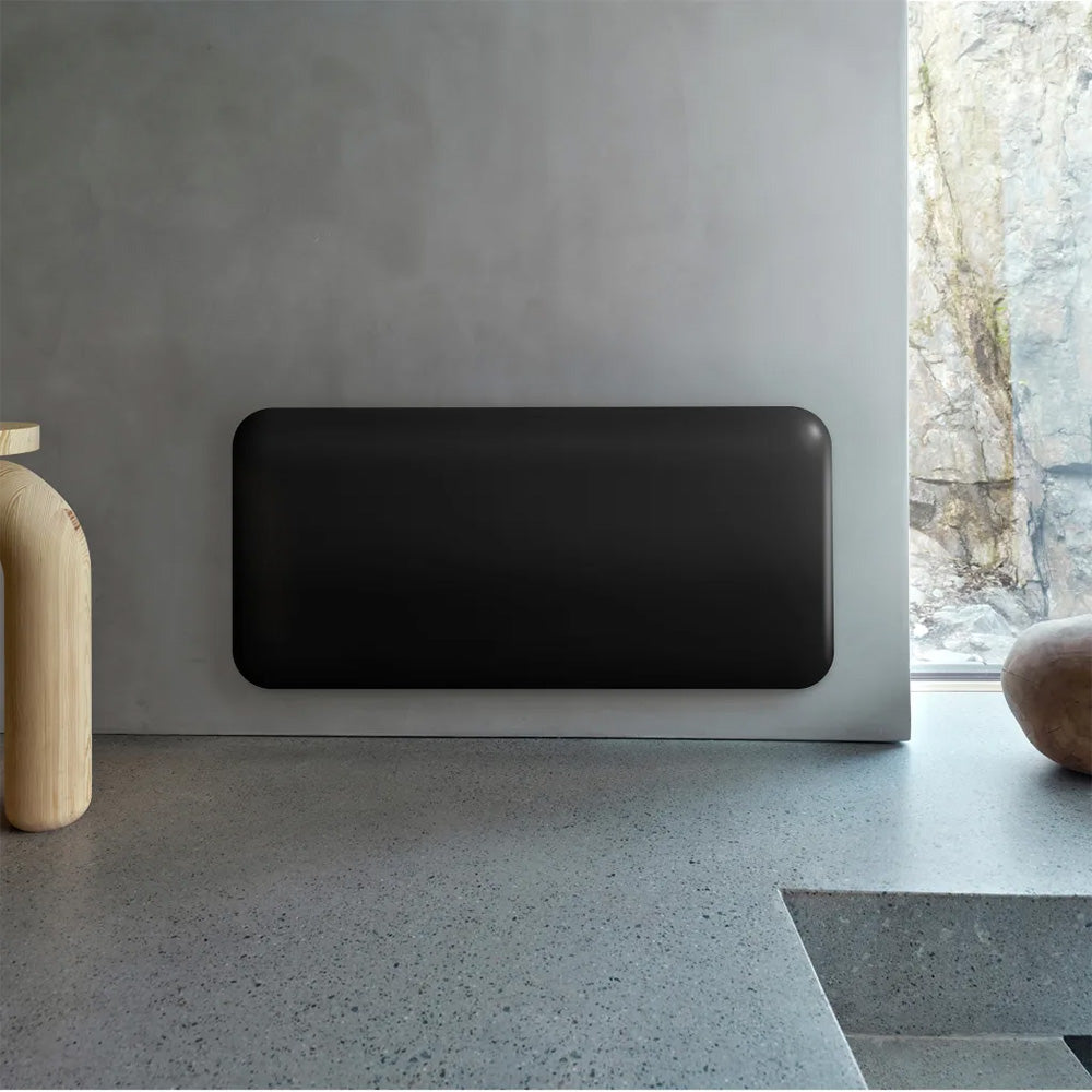 Mill Invisible Wi-Fi Black Panel and Portable Heater