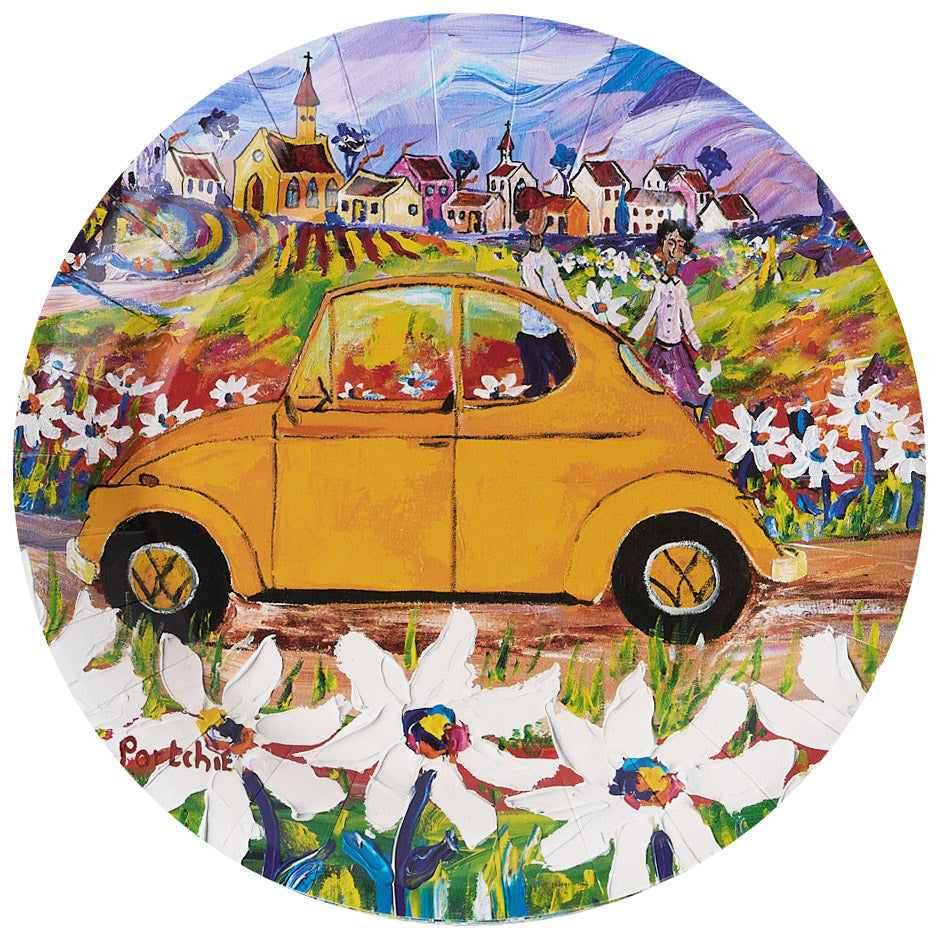 Portchie Disposable Paper Plates, Pack Of 10