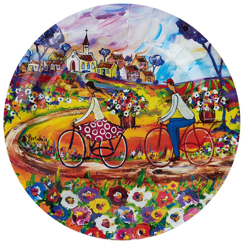 Portchie Disposable Paper Plates, Pack Of 10