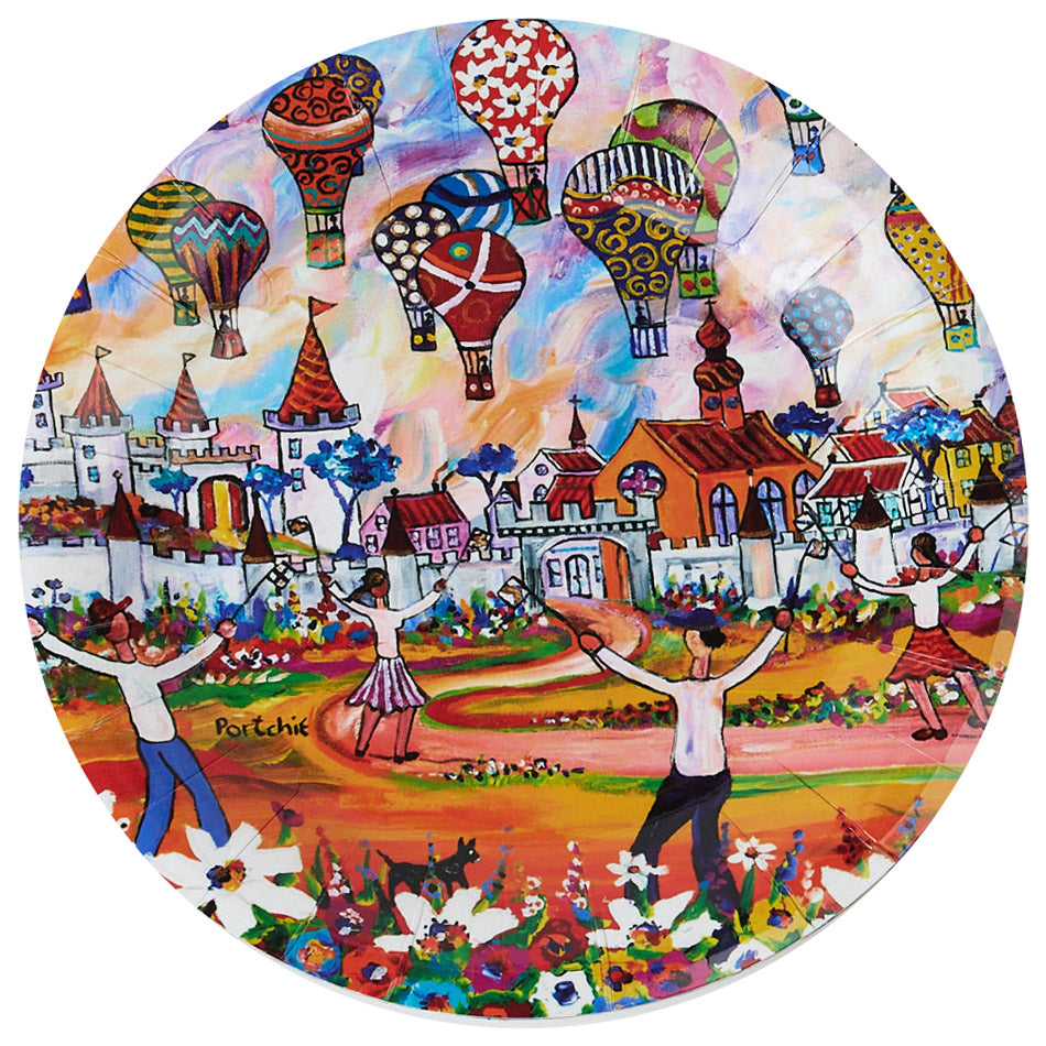 Portchie Disposable Paper Plates, Pack Of 10