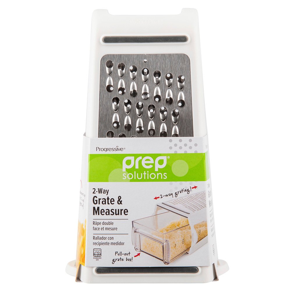 Progressive Prep Solutions 2-In-1 Grate & Measure Grater