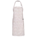 DSA Linen Leopard Print Full Bib Apron