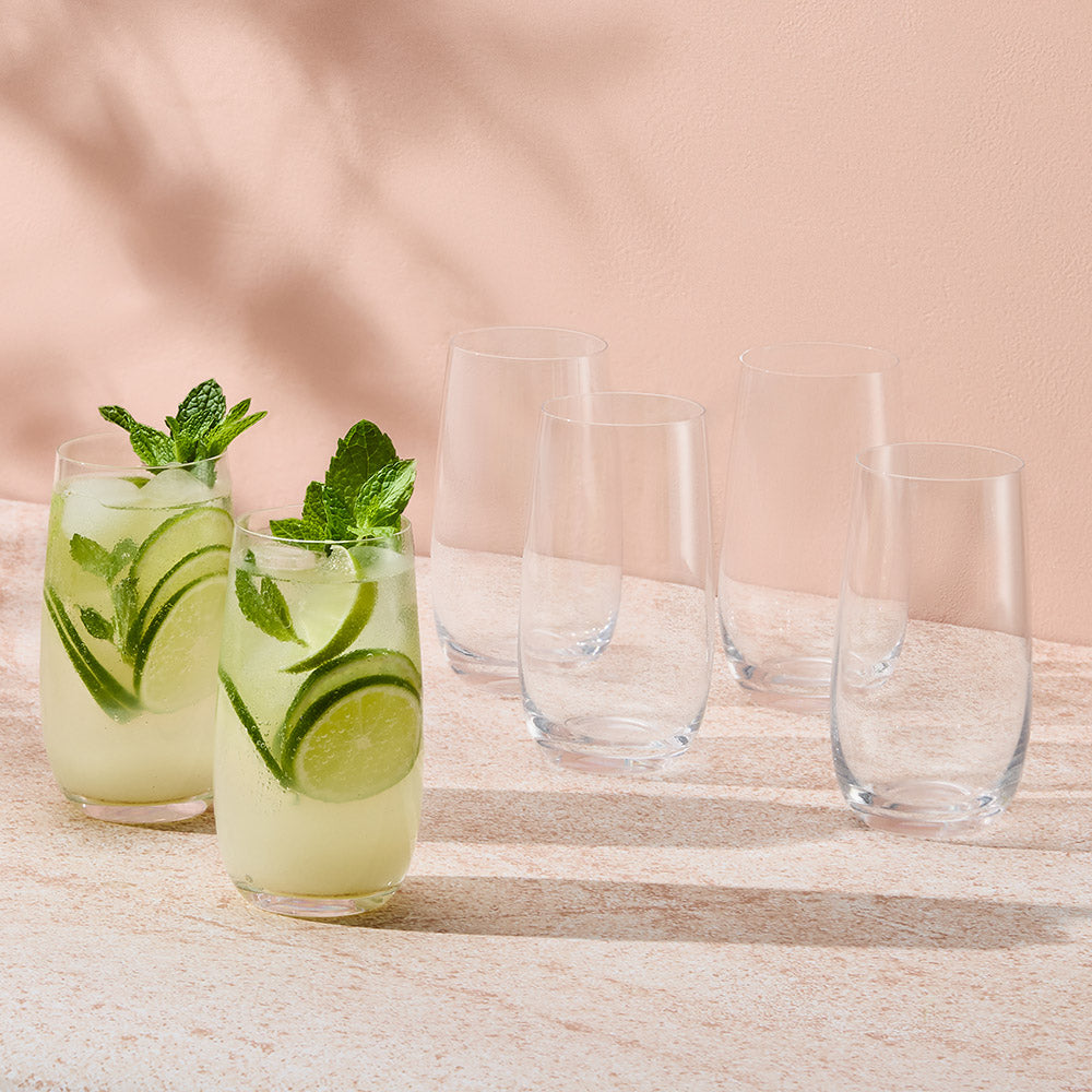 Maxwell & Williams Manhattan Hiball Glasses, Set of 6