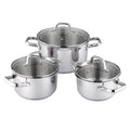 Russell Hobbs Julienne Stainless Steel Cookware Set, 6pc