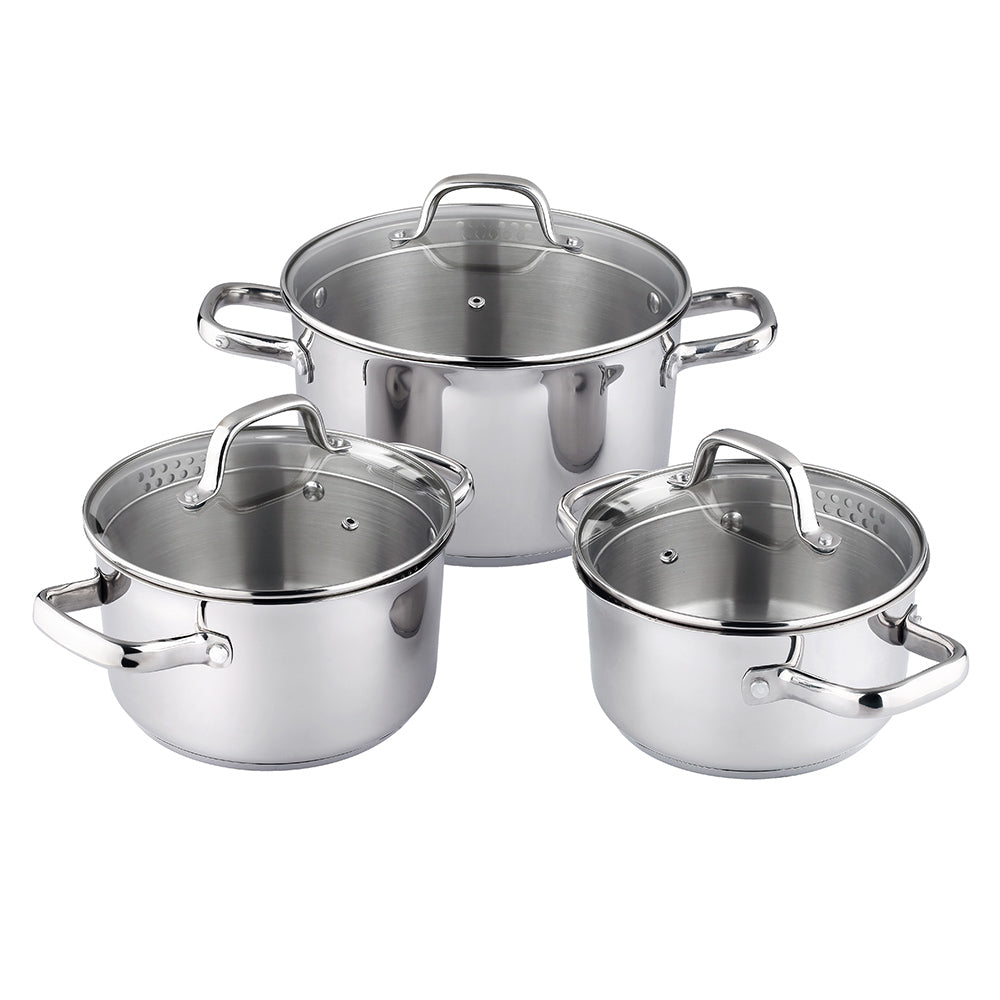 Russell Hobbs Julienne Stainless Steel Cookware Set, 6pc